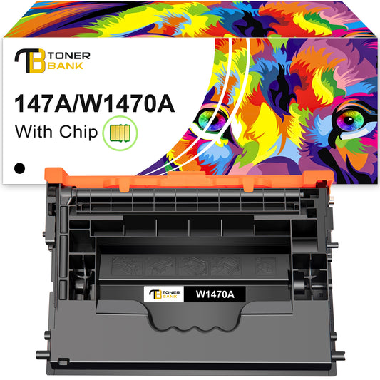 147A Toner Cartridge With Chip Compatible for HP 147A 147X W1470A W1470X LaserJet Enterprise M610n M611dn M611x M612dn M612x MFP M634h M635fht M635h M636fh M610 M611 M612 Printer Ink (Black 1-Pack)