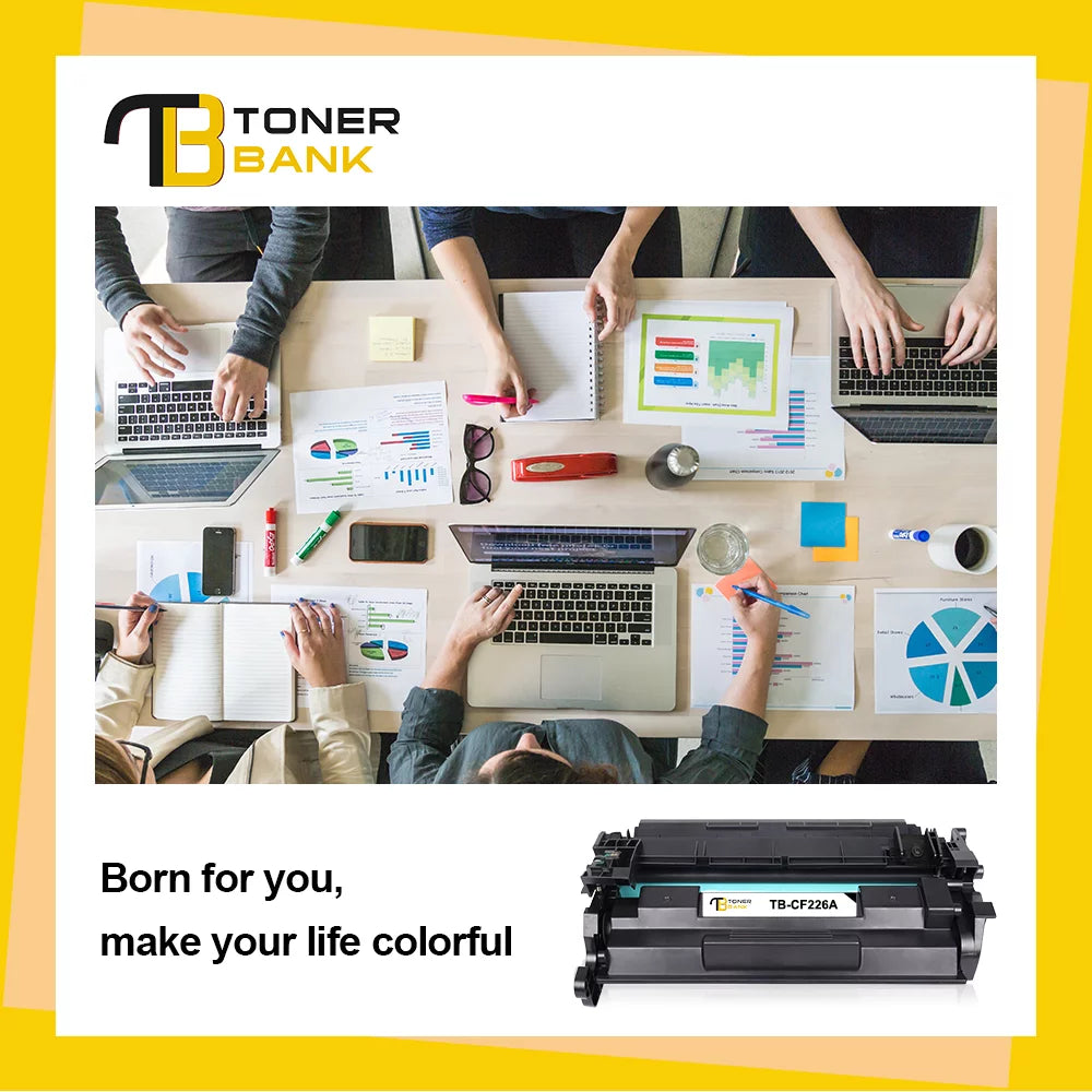 compatible for hp 26a cf226a black toner cartridges 4 packs