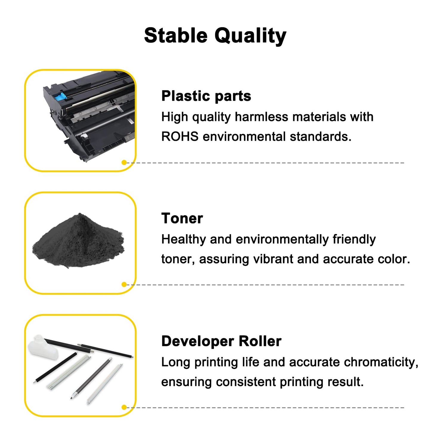 Toner Bank Compatible Drum Unit Replacement for Brother DR820 DR-820 DR 820 for Brother MFC-L5850DW HL-L6200DW HLL6200DW L6200DW MFC-L5900DW MFC-L5700DW HL-L5200DW L5200DWT Printer Drum Unit 2PK
