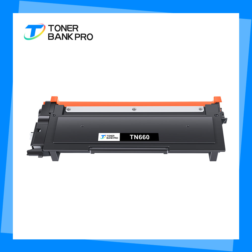 TN660 Toner Cartridge Compatible for Brother TN660 TN630 TN-660 TN-630 HL-L2300D HL-L2380DW HL-L2320D HL-L2340DW MFC-L2700DW MFC-L2740DW DCP-L2540DW Printer Ink (Black, 2-Pack)