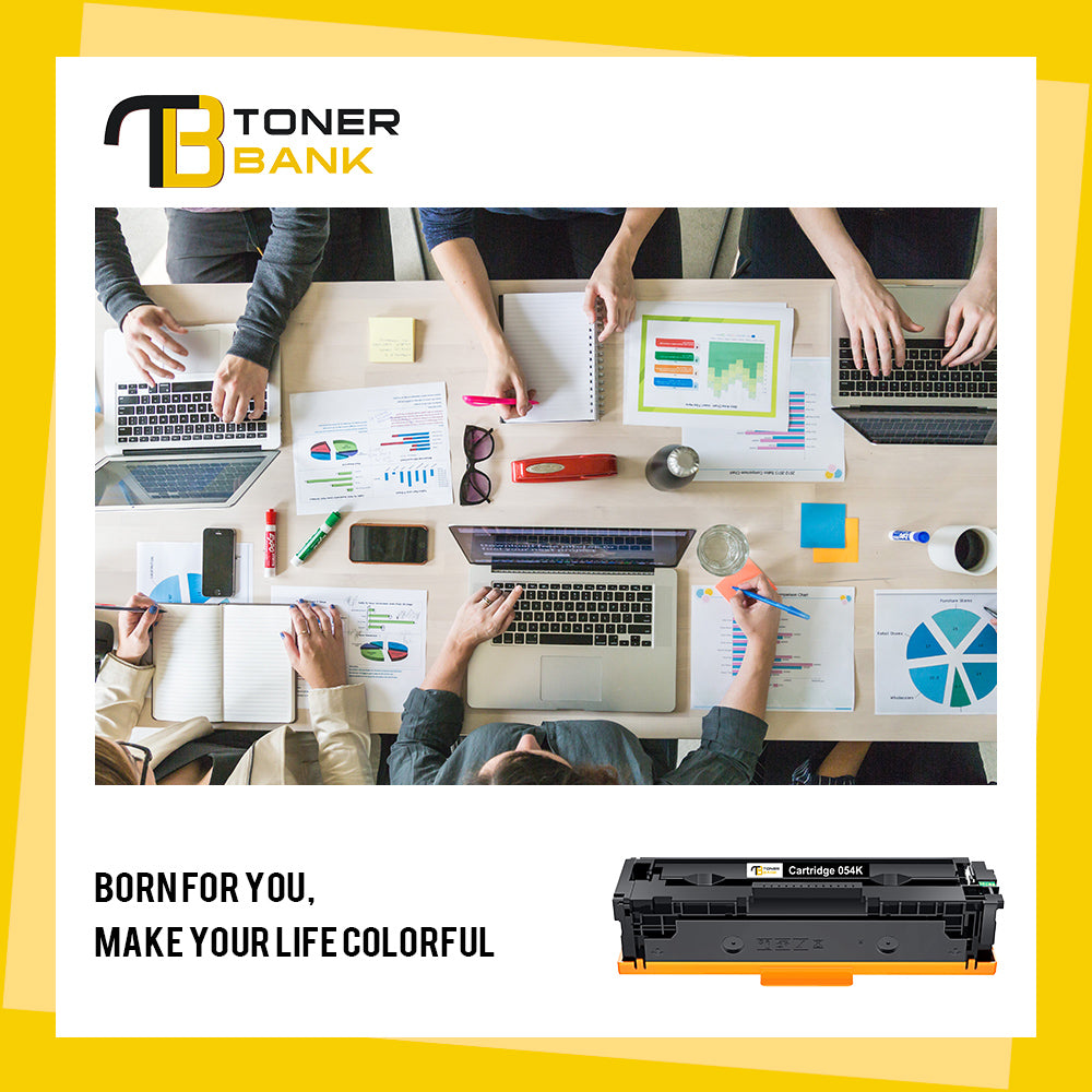 compatible canon 054 toner cartridge 4 pack