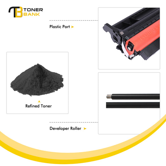 057 057H 2-Pack Compatible Toner Cartridge for Canon 057 CRG057 with Chip image CLASS LBP226dw LBP227dw image CLASS MF445 MF448dw Printer ink (Black)