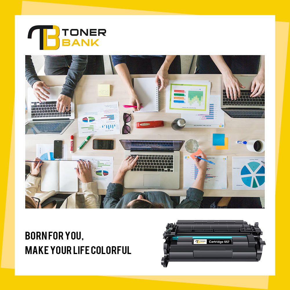 057 057H 2-Pack Compatible Toner Cartridge for Canon 057 CRG057 with Chip image CLASS LBP226dw LBP227dw image CLASS MF445 MF448dw Printer ink (Black)
