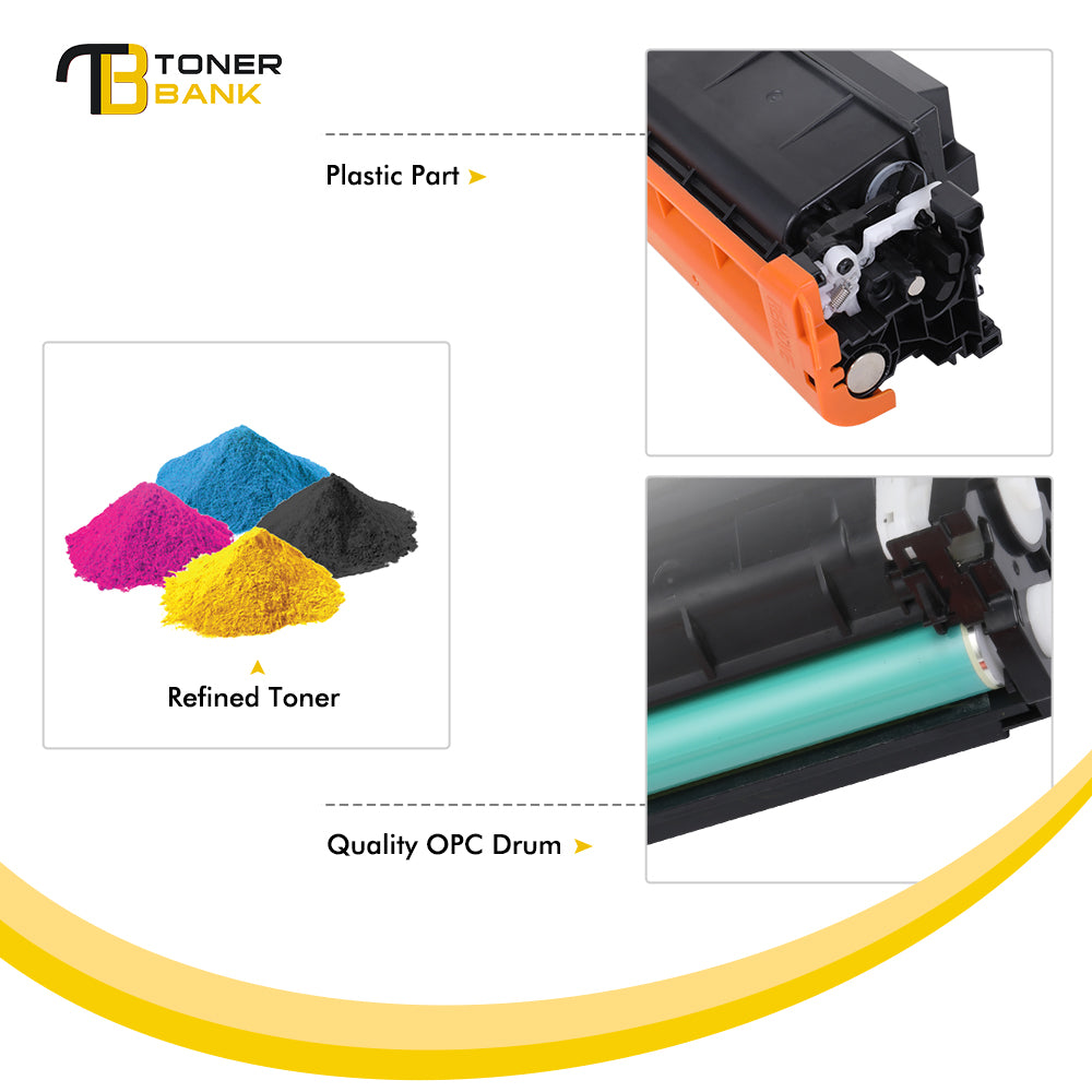 069H 069 Toner Cartridge High Yield With Chip Compatible for Canon 069H CRG069H imageCLASS MF753Cdw MF752Cdw MF751Cdw LBP673Cdw LBP674Cx LBP674Cdw MF756Cx (Black Cyan Magenta Yellow, 4-Pack)
