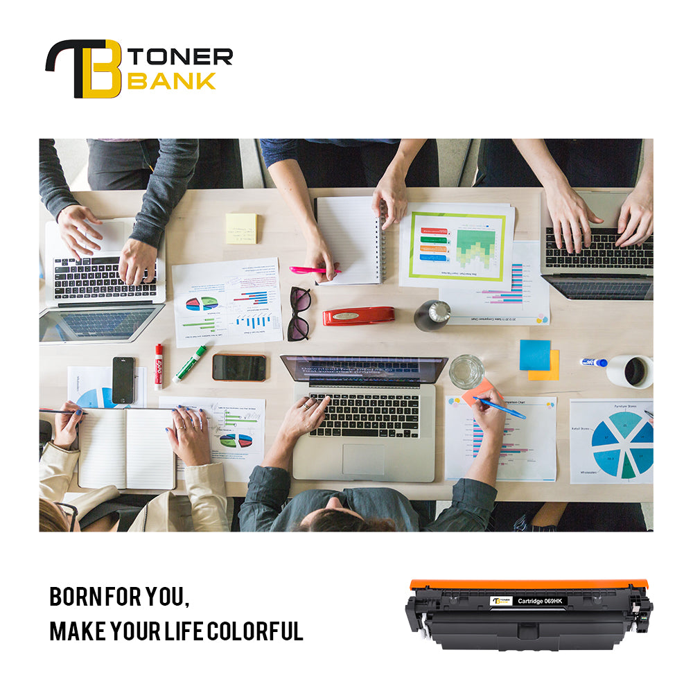 069H 069 Toner Cartridge High Yield With Chip Compatible for Canon 069H CRG069H imageCLASS MF753Cdw MF752Cdw MF751Cdw LBP673Cdw LBP674Cx LBP674Cdw MF756Cx (Black Cyan Magenta Yellow, 4-Pack)