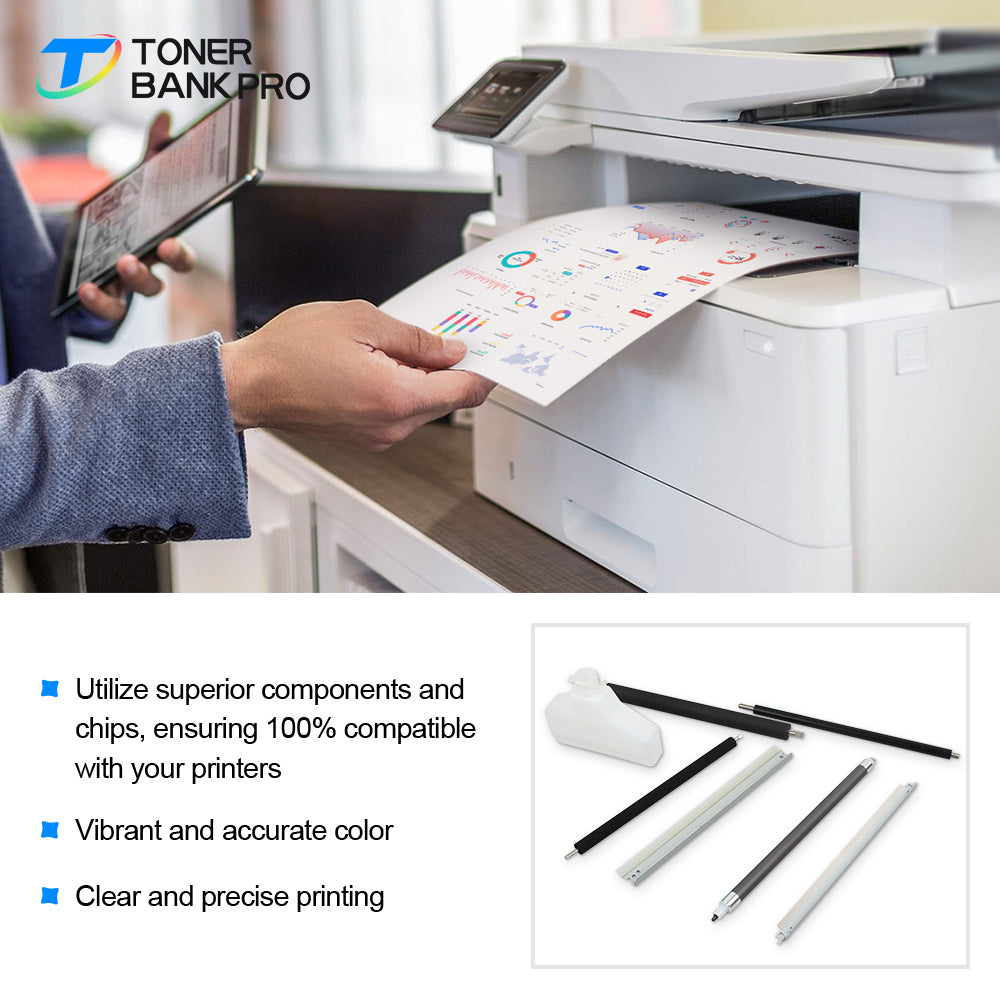 TN433 Toner Cartridge Compatible for Brother TN-433 TN431 TN436 TN433BK TN431BK TN 433 Brother HL-L8360CDW MFC-L8900CDW HL-L8260CDW L8360CDWT MFC-L8610CDW Printer Ink (KCMY, 4-Pack)
