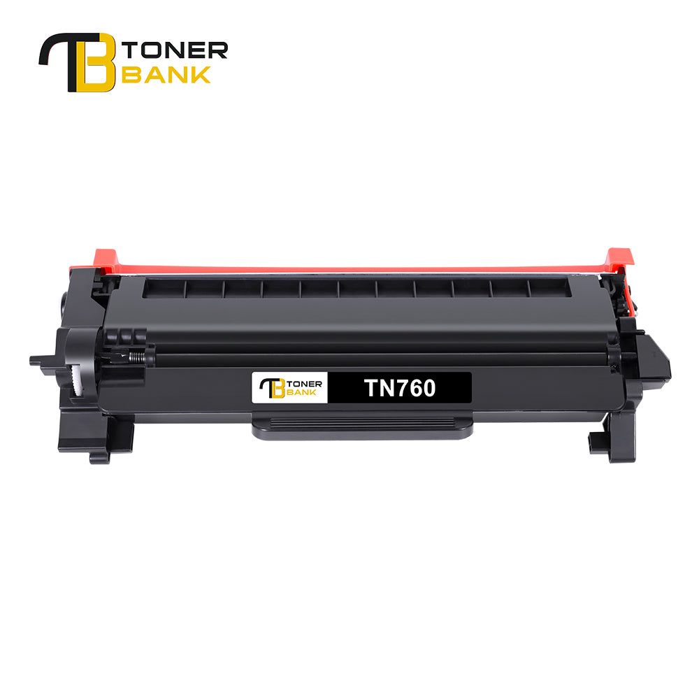 compatible for brother tn760 toner cartridge black 2 pack