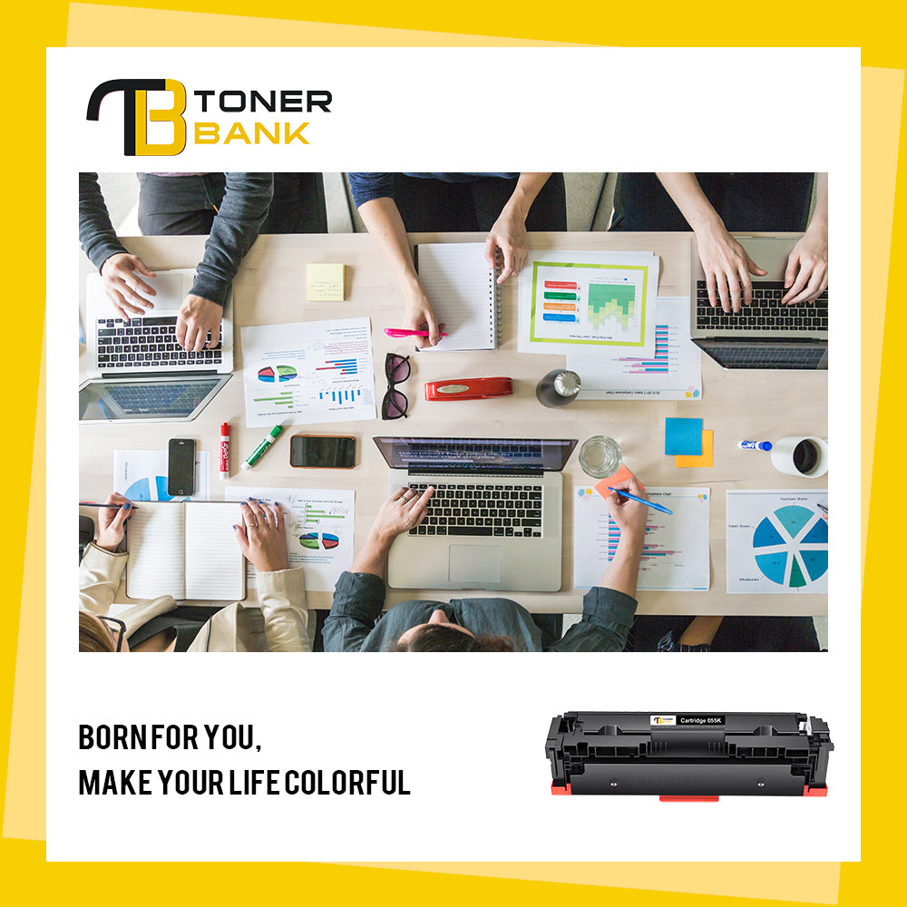 compatible for canon 055 toner cartridge black cyan magenta yellow 4 pack