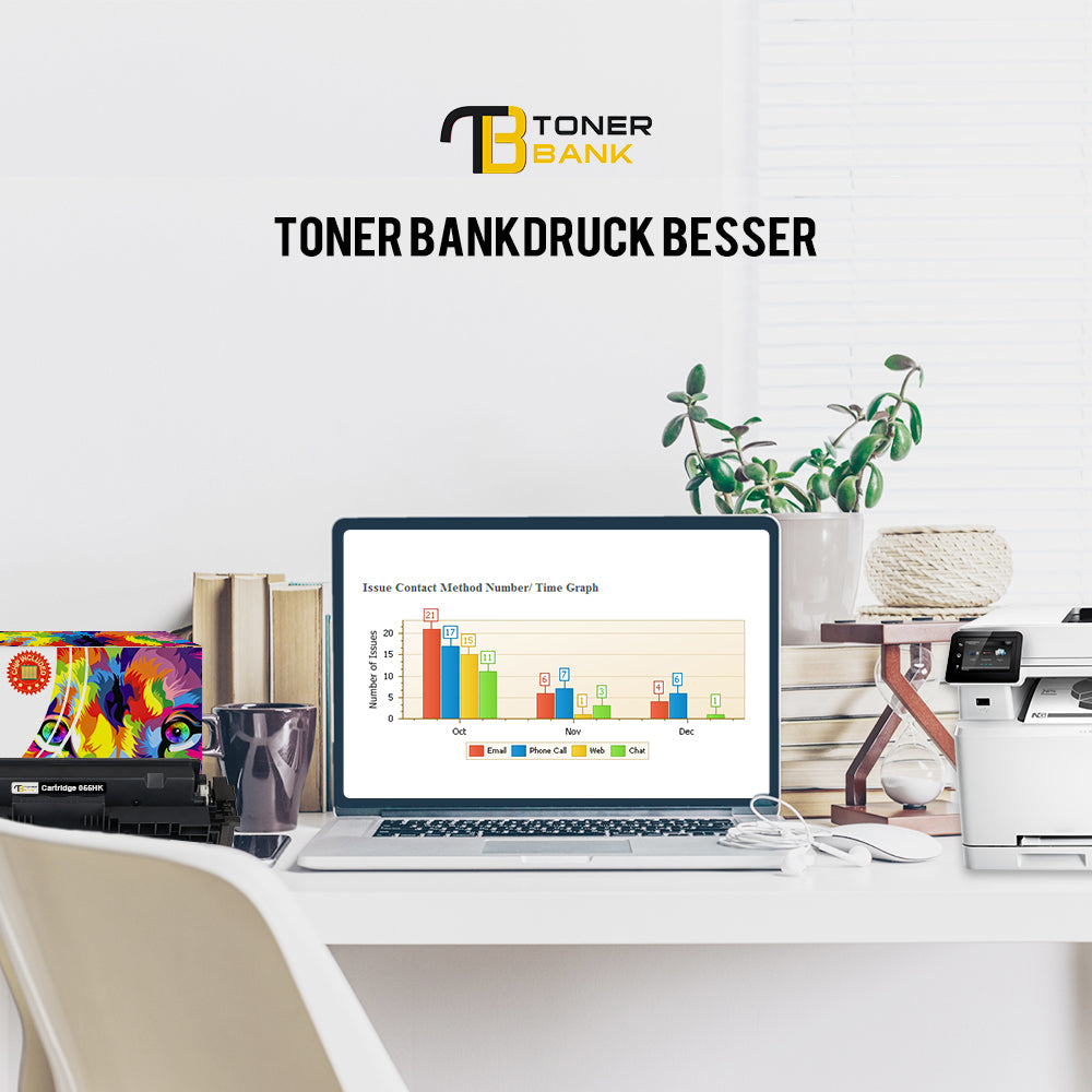 Toner Bank Compatible 055H 055 Toner Cartridge for Canon 055H 055 High Capacity for Color imageCLASS MF743Cdw MF741Cdw MF745Cdw MF746Cdw LBP664Cdw Printer Ink (Black Cyan Magenta Yellow, 4-Pack)