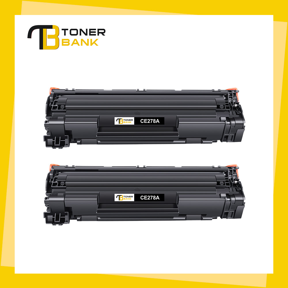 compatible for hp 78a ce278a black toner cartridges 2 packs