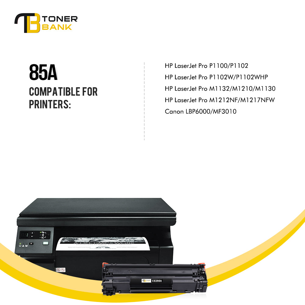 compatible for hp 85a ce285a black toner cartridges 2 packs