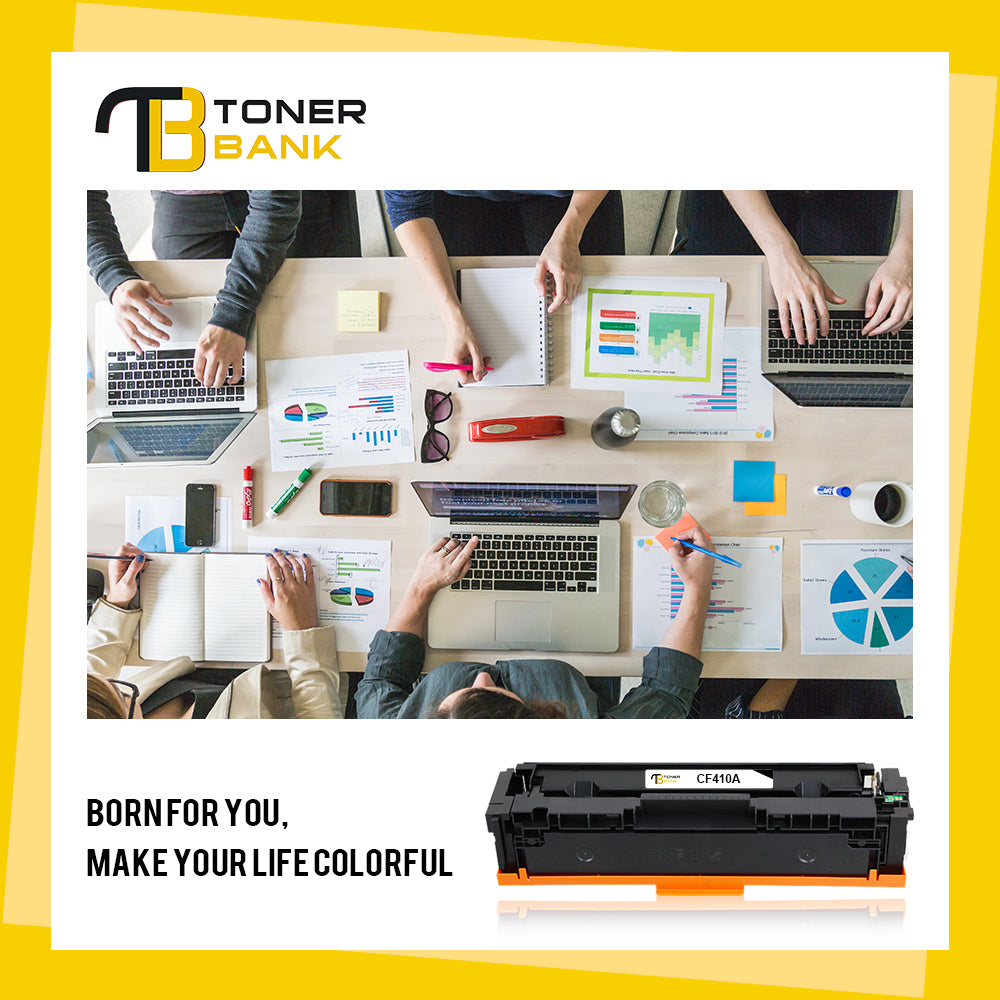 compatible hp 410a cf410a toner 4 pack