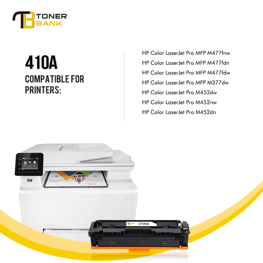 compatible hp 410a cf410a toner 4 pack