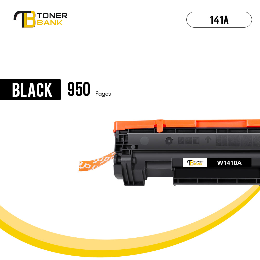 Toner Bank 141A W1410A Black Toner Cartridge (With Chip) Compatible for HP 141A W1410A LaserJet M110w MFP M140w M139w Printer Ink (2-Pack)