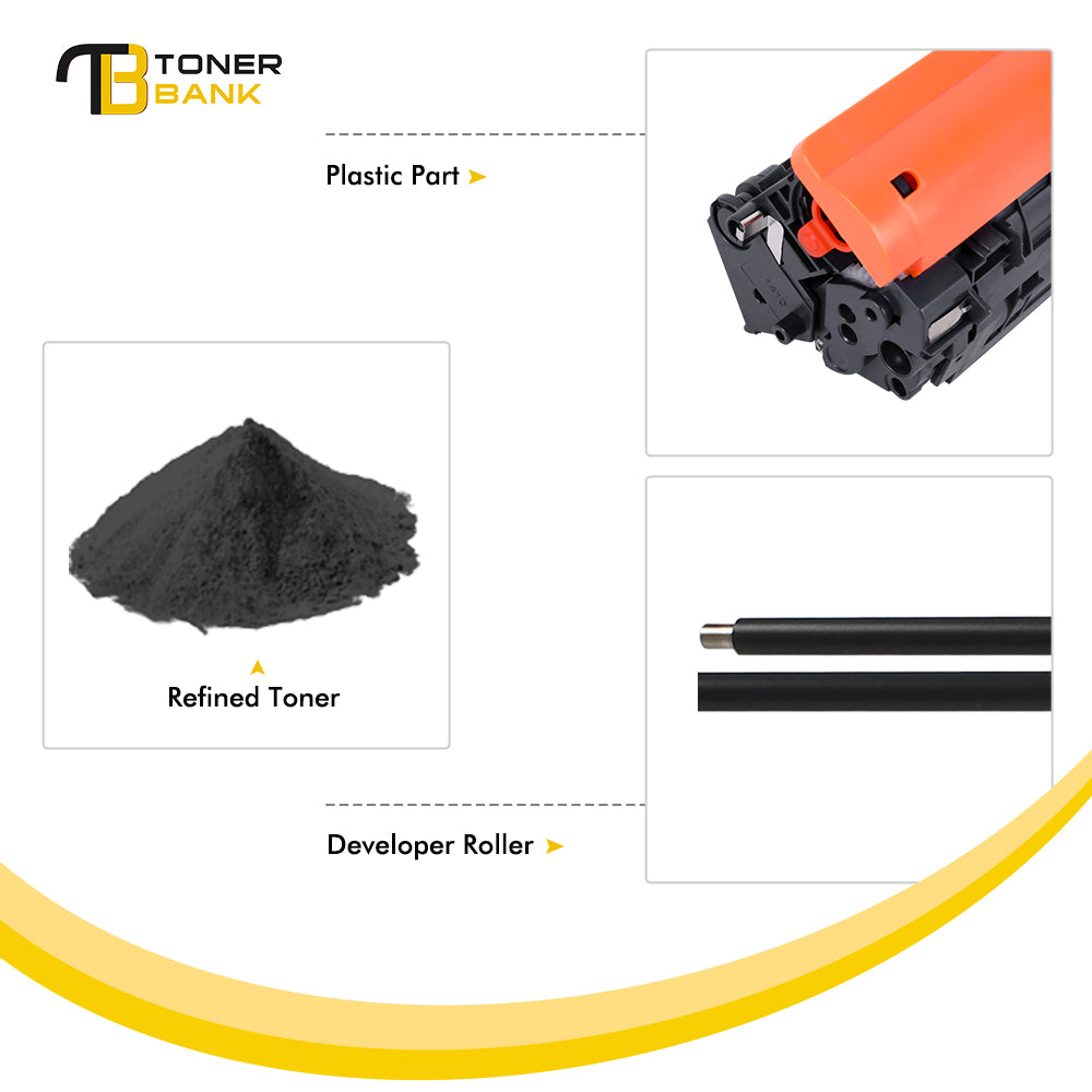 Toner Bank 141A W1410A Black Toner Cartridge (With Chip) Compatible for HP 141A W1410A LaserJet M110w MFP M140w M139w Printer Ink (2-Pack)