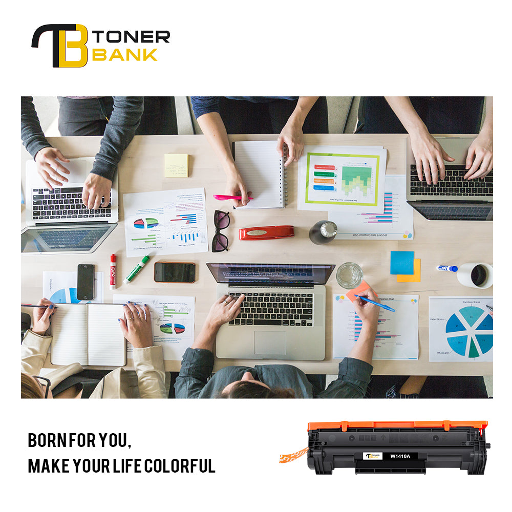 Toner Bank 141A W1410A Black Toner Cartridge (With Chip) Compatible for HP 141A W1410A LaserJet M110w MFP M140w M139w Printer Ink (2-Pack)