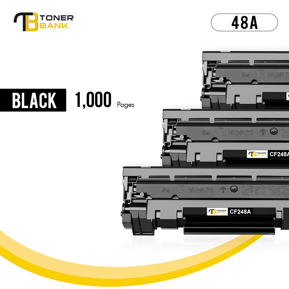 48A Toner Cartridge Compatible for HP CF248A 48A HP LaserJet Pro M15w MFP M29w M28w M15a M16a M16w M28a M29a M15 M29 M28 M16 Printer Ink (3-Pack Black)
