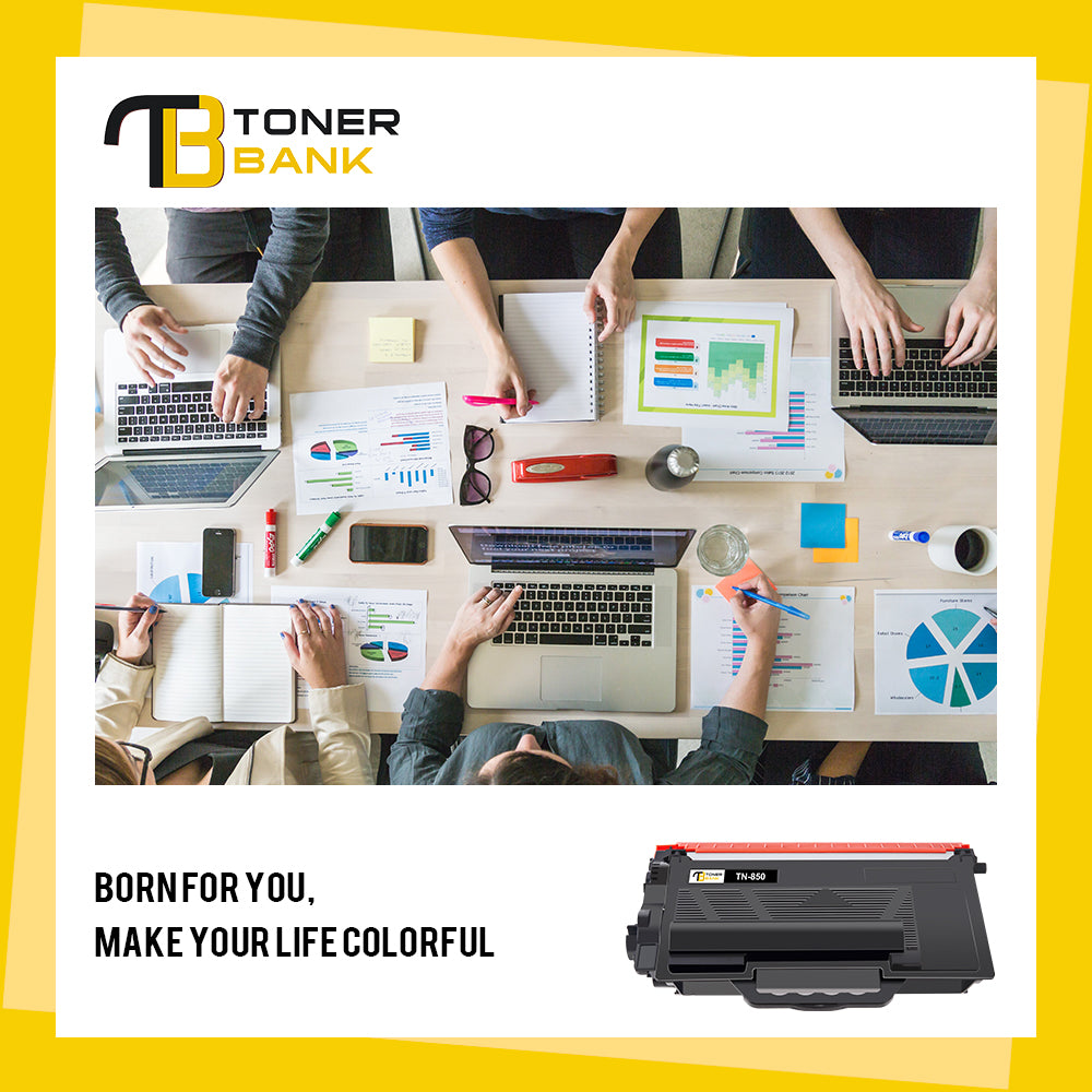 compatible brother tn850 toner cartridge 2 pack
