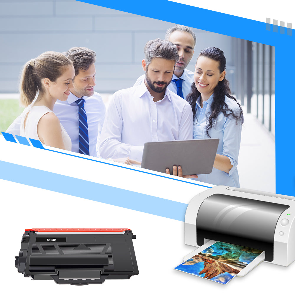 TN880 Super Toner Cartridge Compatible for Brother TN880 Black TN-880 TN 880 HL-L6200DW L6200DWT L6400DW L6400DWT MFC-L6700DW L6800DW L6900DW Printer Ink (2-Pack)