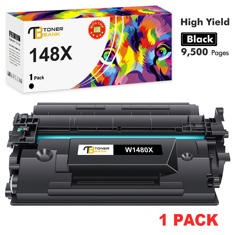 148X 148A Toner Cartridge with Chip High Yield Compatible for HP W1480X W1480A 148X Laserjet Pro 4001dn MFP 4101fdw 4101fdn 4001n 4001dn 4001dw (Black, 1-Pack)
