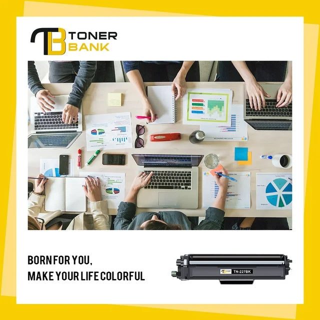 TN227 Toner Cartridge Compatible for Brother TN227 TN223 TN227BK TN-227BK/C/M/Y for MFC-L3770CDW HL-L3290CDW HL-L3270CDW HL-L3210CW HL-L3230CDW MFC-L3750CDW MFC-L3710CW Printer Ink (5-Pack)