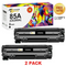 CE285A 85A Toner Cartridge Black Compatible for HP 85A CE285A for HP LaserJet Pro P1102w P1006 P1102 1102W P1102whp M1217nfw M1212nf M1132 M1210 MFP M1217 P1005 Series Printer Ink 2-Pack