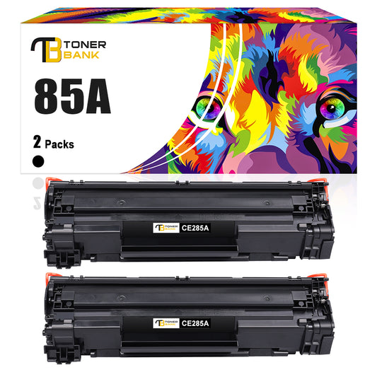 compatible for hp 85a ce285a black toner cartridges 2 packs