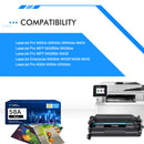 58A Black Toner Cartridge With Chip Compatible for HP 58A CF258A 58X CF258X Laserjet Pro M404n M404dn M404dw MFP M428fdw M428fdn M428dw M428 M404dw M428dw M404 M428 M406 M430 Printer Ink 2-Pack