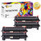 TN730 Toner Cartridge 4-Pack Compatible for Brother TN760 TN-760 TN730 TN-730 MFC-L2710dw MFC-L2750dw DCP-L2550DW HL-L2395dw HL-L2350dw HL-L2370dw Printer Ink (Black)