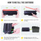 TN760 Toner Cartridge Compatible for Brother TN-760 TN730 TN 760 TN-730 MFC-L2710DW MFC-L2750DW HL-L2350DW HL-L2370DW HL-L2395DW HL-L2390DW DCP-L2550DW MFC-L2717DW Printer Ink (Black, 4 Pack)