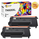 Toner Bank TN920XL Toner Cartridge Compatible for Brother TN-920XL HL-L5210DN L6210DW L6217DW L6310DW L6415DW EX415DW DCP-L5510DN MFC-L5710DN L5715DW L5717DW L5915DW Printers (Black 2-Pack)