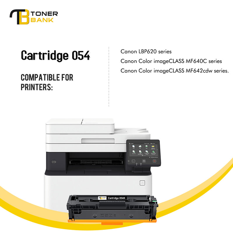 compatible canon 054 toner cartridge 4 pack