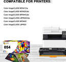 054H 054 CRG-054H Toner Cartridge Compatible for Canon 054H Color imageCLASS MF641Cdw MF642Cdw MF644Cdw LBP622Cdw LBP621CW Printer Ink (Black Cyan Magenta Yellow, 4-Pack)
