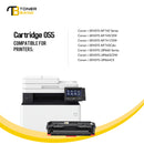 055 055H Toner Cartridge Set Compatible for Canon 055 CRG-055 055H Color imageCLASS MF743Cdw MF741Cdw MF745Cdw MF746Cdw LBP664Cdw LBP663CDW Printer Ink (Black Cyan Magenta Yellow, 4-Pack)