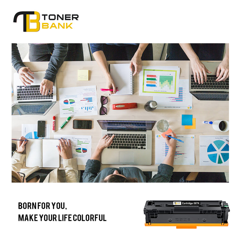 067 067H Toner Cartridge 4-Pack Compatible for Canon 067 067H for Canon imageCLASS MF656Cdw LBP632Cdw MF653Cdw LBP633Cdw MF654Cdw MF650 LBP630 Series Printer High Yield CRG-067 CRG067 Ink
