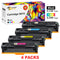 067H 067 Toner Cartridge 4-Pack High Yield Compatible for Canon 067H 067 for Canon imageCLASS MF656Cdw LBP633Cdw LBP632Cdw MF653Cdw MF654Cdw MF650 LBP630 Series Printer CRG-067H CRG067H Ink
