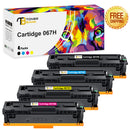 067H 067 Toner Cartridge 4-Pack High Yield MF656Cdw Compatible for Canon 067H for Canon imageCLASS LBP633Cdw LBP632Cdw MF653Cdw MF654Cdw MF656Cdw MF650 LBP630 Series Printer CRG-067H CRG067H Ink