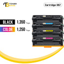 067 067H Toner Cartridge 4-Pack MF656Cdw Compatible for Canon 067 for Canon imageCLASS MF656Cdw LBP632Cdw MF653Cdw LBP633Cdw MF654Cdw MF650 LBP630 Series Printer High Yield CRG-067 CRG067 Ink