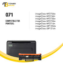 071 071H 2-Pack Toner Cartridge with Chip Compatible for Canon CRG-071 CRG-071H i-SENSYS LBP122dw MF272dw MF273dw MF275dw MF274dn MF271dn LBP121dn Printer (Black)