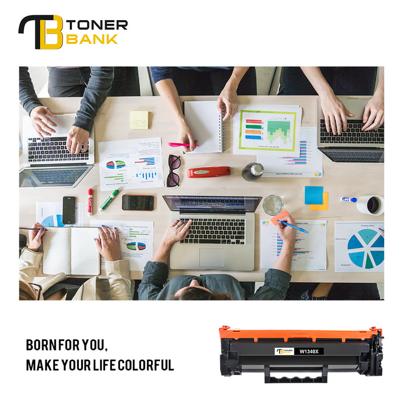 134X 134A Black Toner Cartridges with Chip Compatible for HP 134X W1340X 134A W1340A for HP LaserJet M209dw MFP M234dw MFP M234sdn MFP M234sdw Printer Ink High Yield 2-Pack