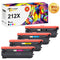 Toner Bank 212X Toner Cartridge 4-Pack Compatible for HP 212X W2120X 212A W2120A Color Laserjet Enterprise M554dn M555dn MFP M578f M578dn M554 M555 M578 Printer | W2120X W2121X W2122X W2123X