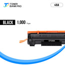 48A Toner Cartridge Compatible for HP 48A CF248A 248A HP Laserjet Pro M15w MFP M29w M28w M16w M31w M30w M15a M16a M28a M29a M15 M29 M28 Series Printer Ink (Black, 2-Pack)