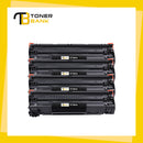 Toner Bank 83X 83A Toner Cartridge Compatible for HP CF283A 83A CF283X 83X Work with Laserjet Pro MFP M127fn M127fw M225dn M225dw M125nw M125a Laserjet Pro M201dw M201n Printer (Black, 4 Pack)