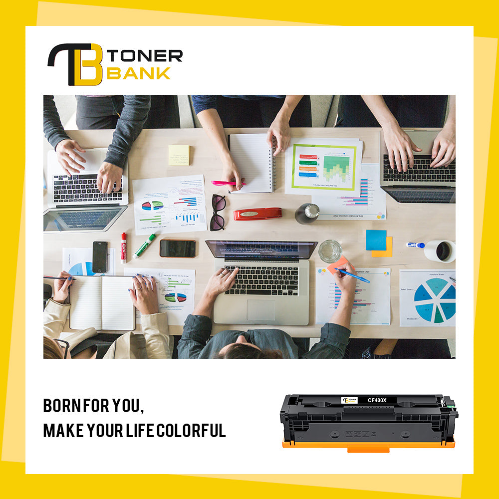201A 201X CF400X Compatible Toner Cartridge Replacement for HP 201X CF400A CF400X CF401X CF403X CF402X High Yield M252dw M277dw M252n M277n Printer (Black Cyan Magenta Yellow, 4-Pack)