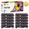 Toner Bank 10-Pack TN760 TN730 Toner Cartridge Compatible for Brother TN760 TN-760 TN 760 TN730 730 for MFC-L2710DW HL-L2395DW MFC-L2750DW DCP-L2550DW HL-L2370DW HL-L2390DW Printer (Black)