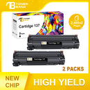 compatible canon 137 toner cartridge 2 pack