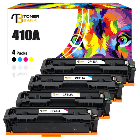 compatible hp 410a cf410a toner 4 pack