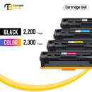 046 046H Toner Cartridge Compatible for Canon 046 046H CRG-046 Color imageCLASS MF733Cdw MF731Cdw MF735Cdw LBP654Cdw Printer Ink (Black Cyan Yellow Magenta 4-Pack)