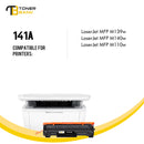 Toner Bank 141A W1410A Black Toner Cartridge (With Chip) Compatible for HP 141A W1410A LaserJet M110w MFP M140w M139w Printer Ink (2-Pack)