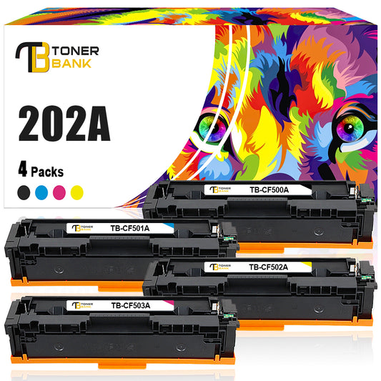 compatible hp 202a toner cartridge 5 pack